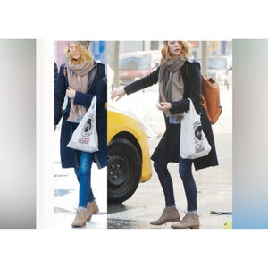 Sam Edelman women's Mare lace up ankle leather camel boots sz 8.5